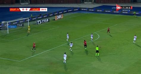 الزمالك يضغط ومودرن سبورت يحافظ على التعادل السلبى بعد 30 دقيقة