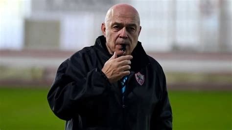 جروس يطالب لاعبى الزمالك بالأهداف المبكرة أمام أبو قير فى كأس مصر