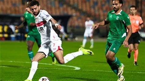 محمود ممدوح يضيف الهدف الثانى لحرس الحدود فى الزمالك من ركلة جزاء (3-2)